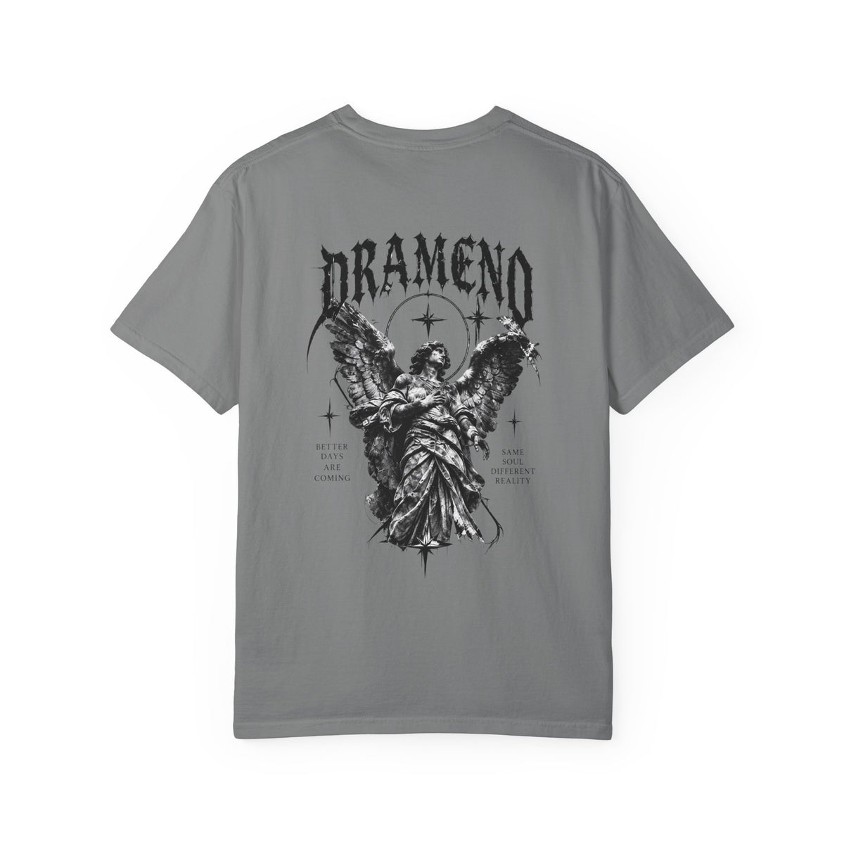 Drameno Gothic Angel Graphic T-Shirt — Vintage Band Tee